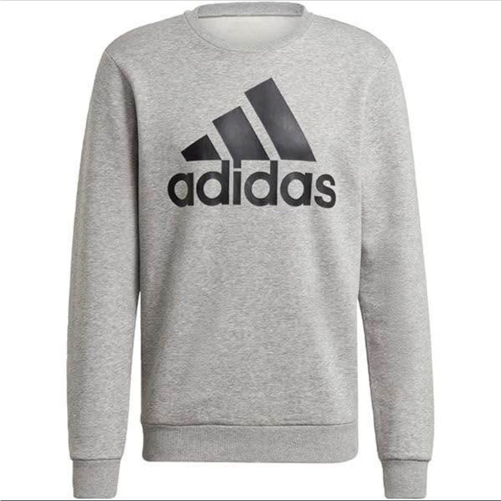 Adidas Grey Pullover Men’s Sweater Size Large